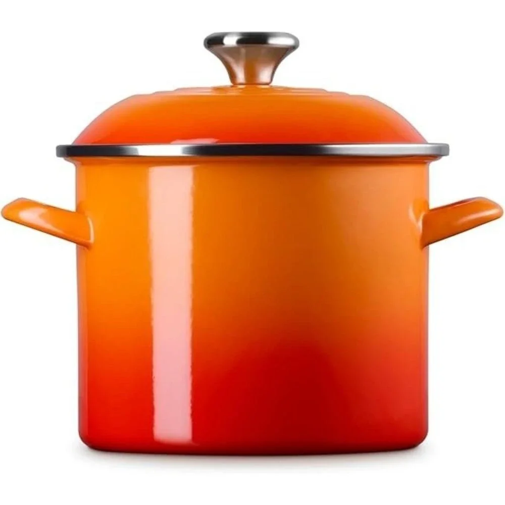 Le Creuset 6-Qt Enamel on Steel Stockpot Flame – Enamel Wear – Read